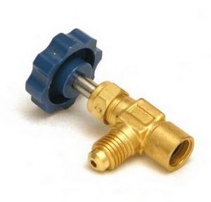 Envirosafe Pittstop R-134a Top Tap with Blue Handle Photo - Click to Enlarge