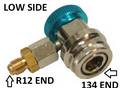 134a Lowside Thread Down Coupler w/14mm ends - Click to Purchase