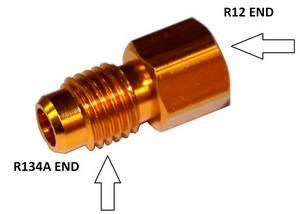Envirosafe R12 to R134a Tank Adapter Photo - Click to Enlarge