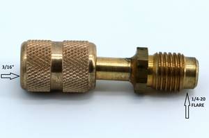 Envirosafe 7/16" to 1/4" Economy Adapter Photo - Click to Enlarge