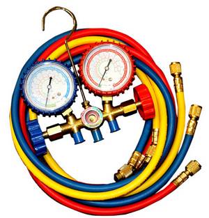 Brass Manifold Set w/ 60" Hose