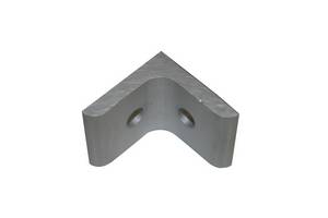 Envirosafe Aluminum Extrusion 2 Hole Inside Corner Bracket Photo - Click to Enlarge