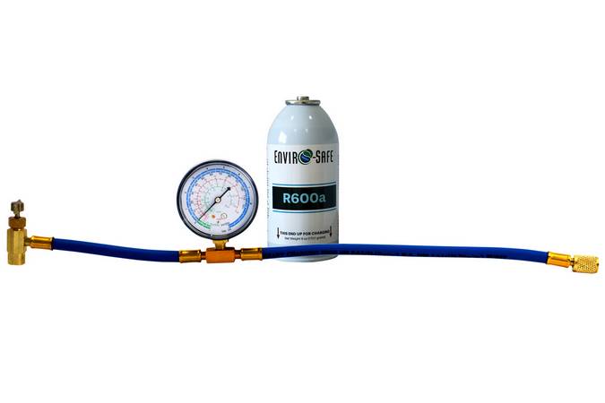 R-600 Refrigerant r600 Enviro-Safe R-600 6 oz can with gauge kit #8055 