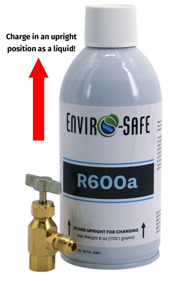 Enviro-Safe R600a refrigerant & Proseal Mini Direct Inject Kit #8065 
