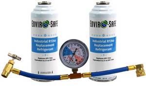 Enviro-Safe R600a refrigerant & Proseal w/ Dye Mini Direct Inject Kit #8066 