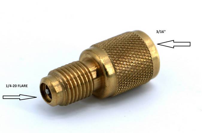 Enviro-Safe 3//16 to 1//4 Adapter #3035