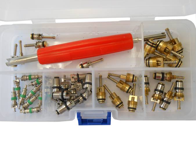 R134a Schrader Assortment & Valve Core Tool CH236 5135 Details and