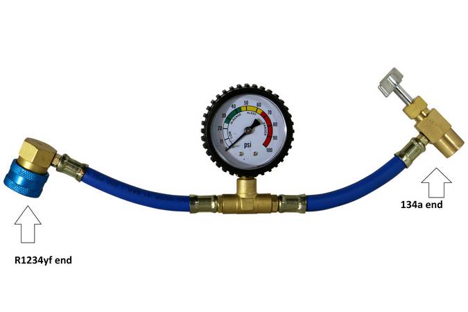 R1234yf Gauge Set With 134a Top Tap Brass 3600 Enviro Safe Refrigerants Inc R1234yf Gauge Set With 134a Top Tap Brass 3600 Enviro Safe Refrigerants Inc